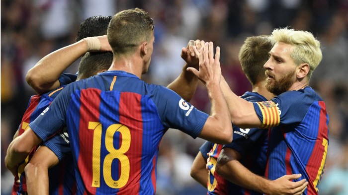 Barcelona thắng dễ Leicester tại ICC 2016