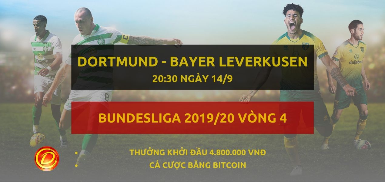 Trực tiếp Dortmund vs Bayer Leverkusen - link đặt cược Dafabet