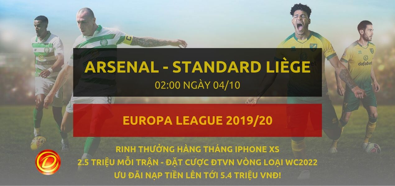 [Europa League] Arsenal vs Standard Liège dafabet