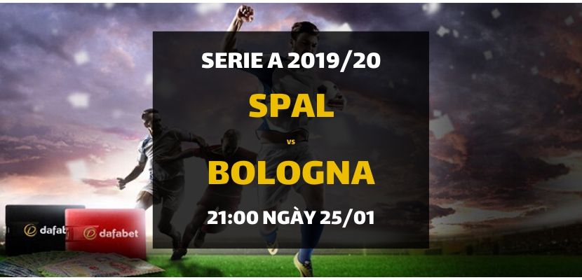 Kèo bóng đá: SPAL - Bologna (21h00 ngày 25/01)